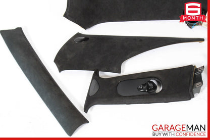 03-13 Maserati Quattroporte M139 Roof Headliner Pillar Set Trim Suede OEM