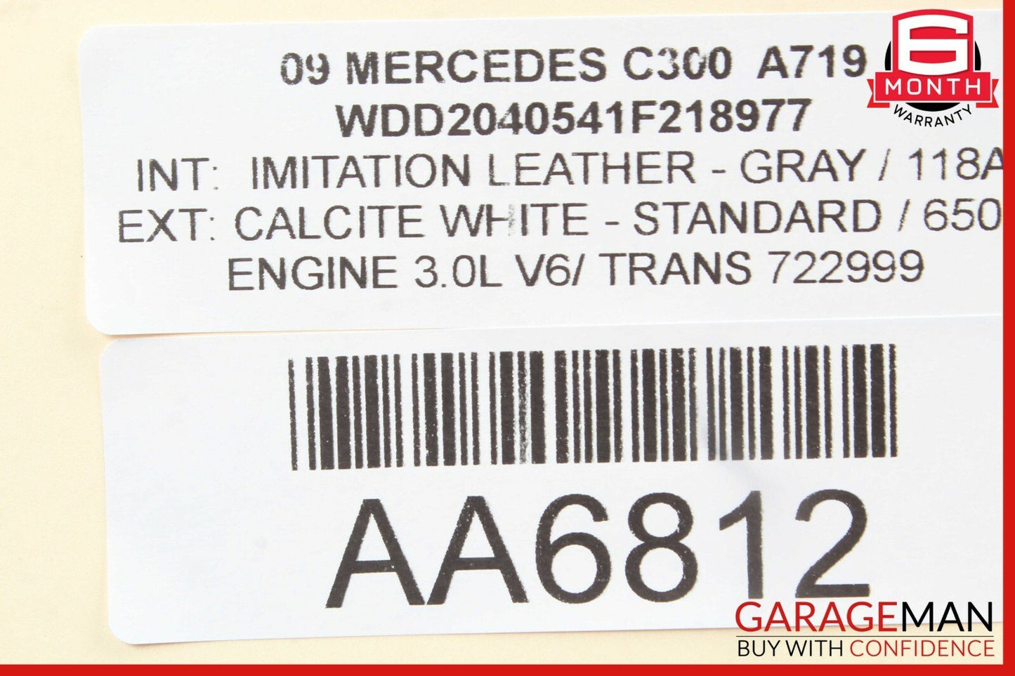 08-14 Mercedes W204 C300 Sedan Rear Left Side Door Lock Latch Actuator