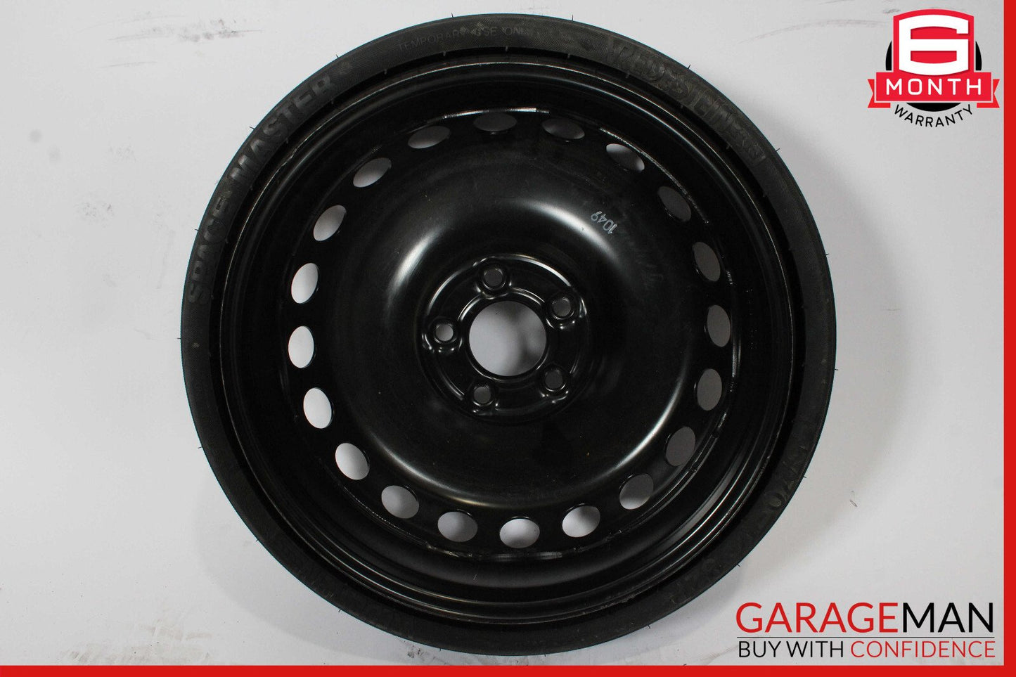 12-20 Mercedes R172 SLK350 Emergency Spare Tire Wheel Space Saver Donut 4.5Bx17