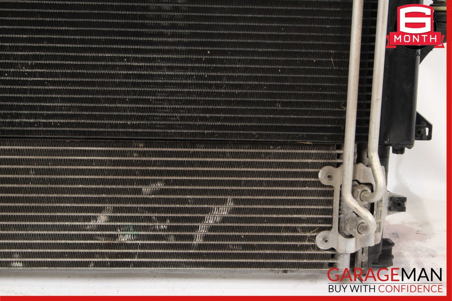 03-06 Porsche Cayenne 955 Engine Motor Cooling Radiator AC A/C Condenser Assy