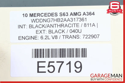 07-13 Mercedes W221 S63 CL550 AC A/C Heater Blower Motor Resistor OEM