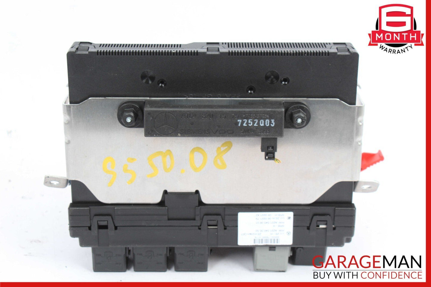07-09 Mercedes W221 S550 S63 AMG CL550 Rear Trunk Fuse Box Module 2215408301 OEM