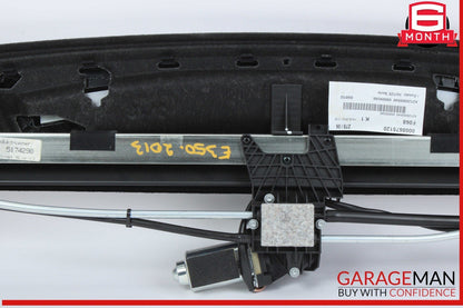 10-16 Mercedes W212 E350 Rear Window Rear Luggage Shelf Trim Black w/ Motor