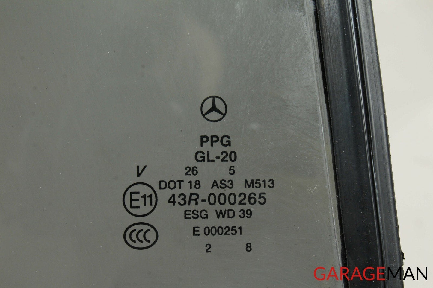 06-09 Mercedes W251 R320 R500 Rear Right Passenger Side Quarter Window Glass OEM