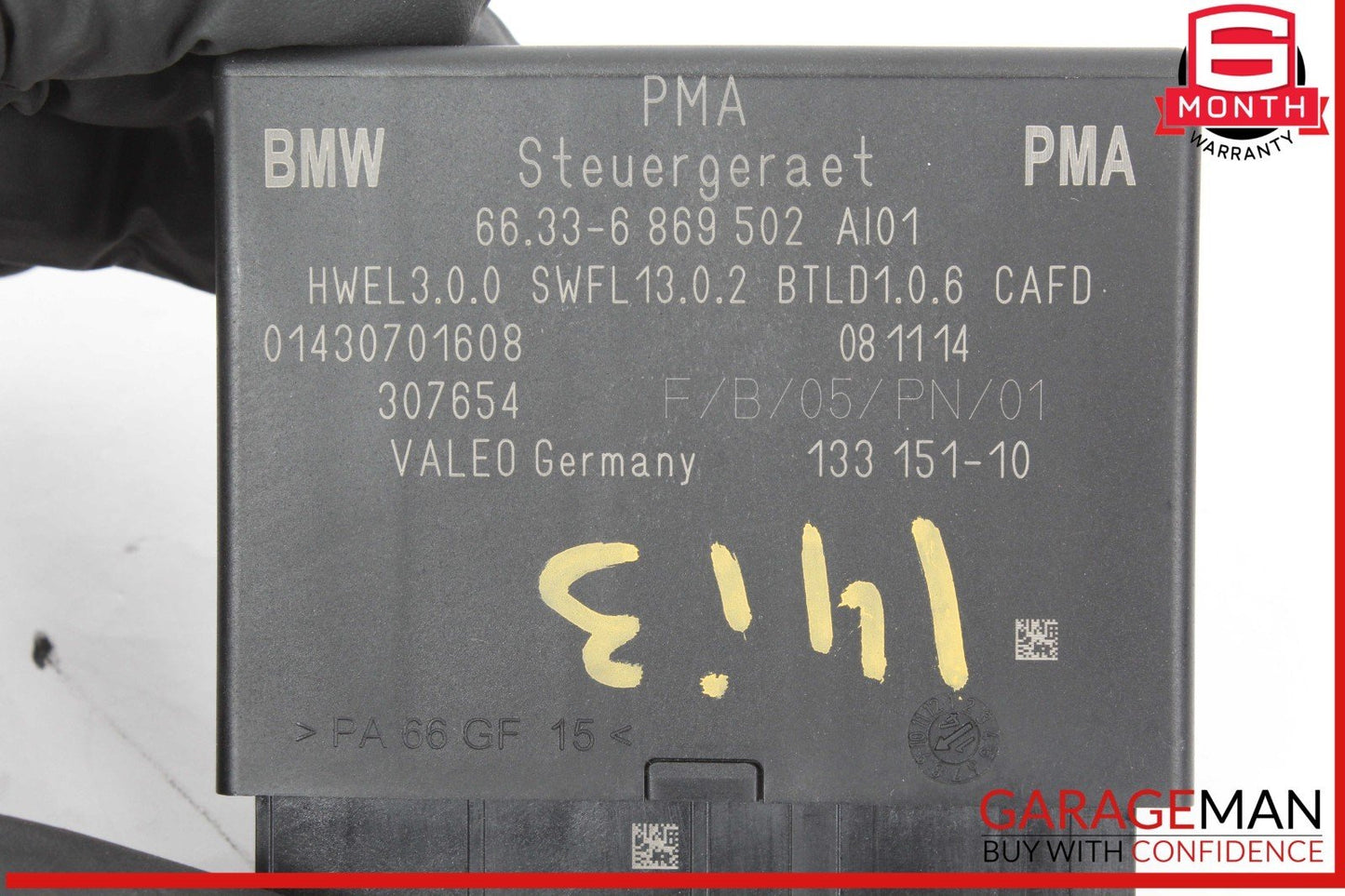 14-15 BMW i3 Park Parking Assist Assistant Control Module Unit 6869502 OEM