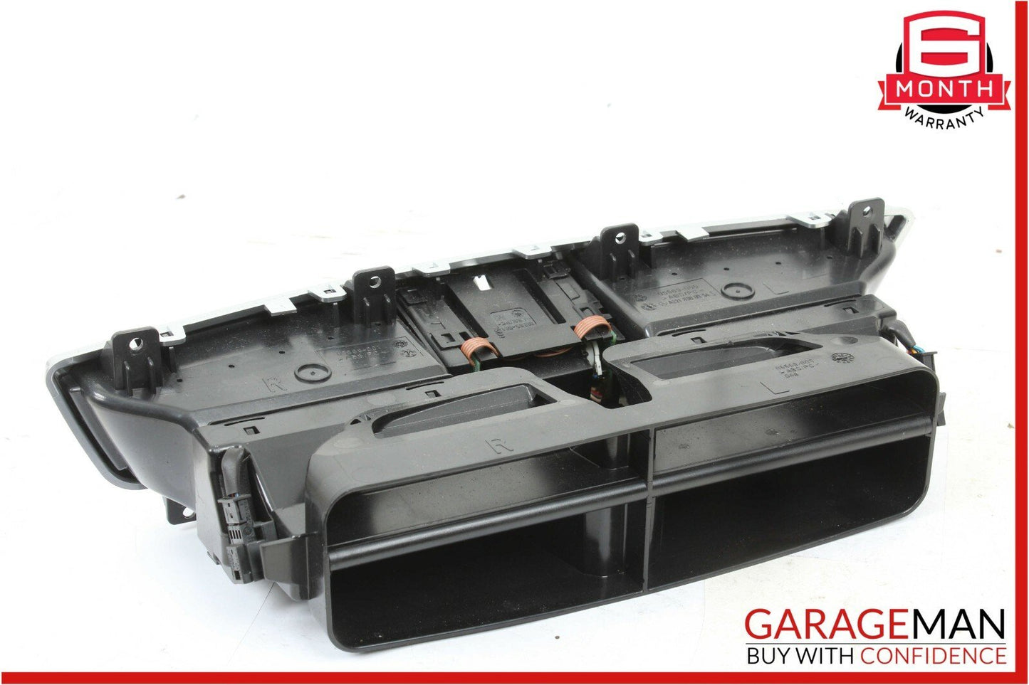 07-13 Mercedes W221 S400 S550 Dashboard Center Dash A/C Air Vent Trim Clock OEM
