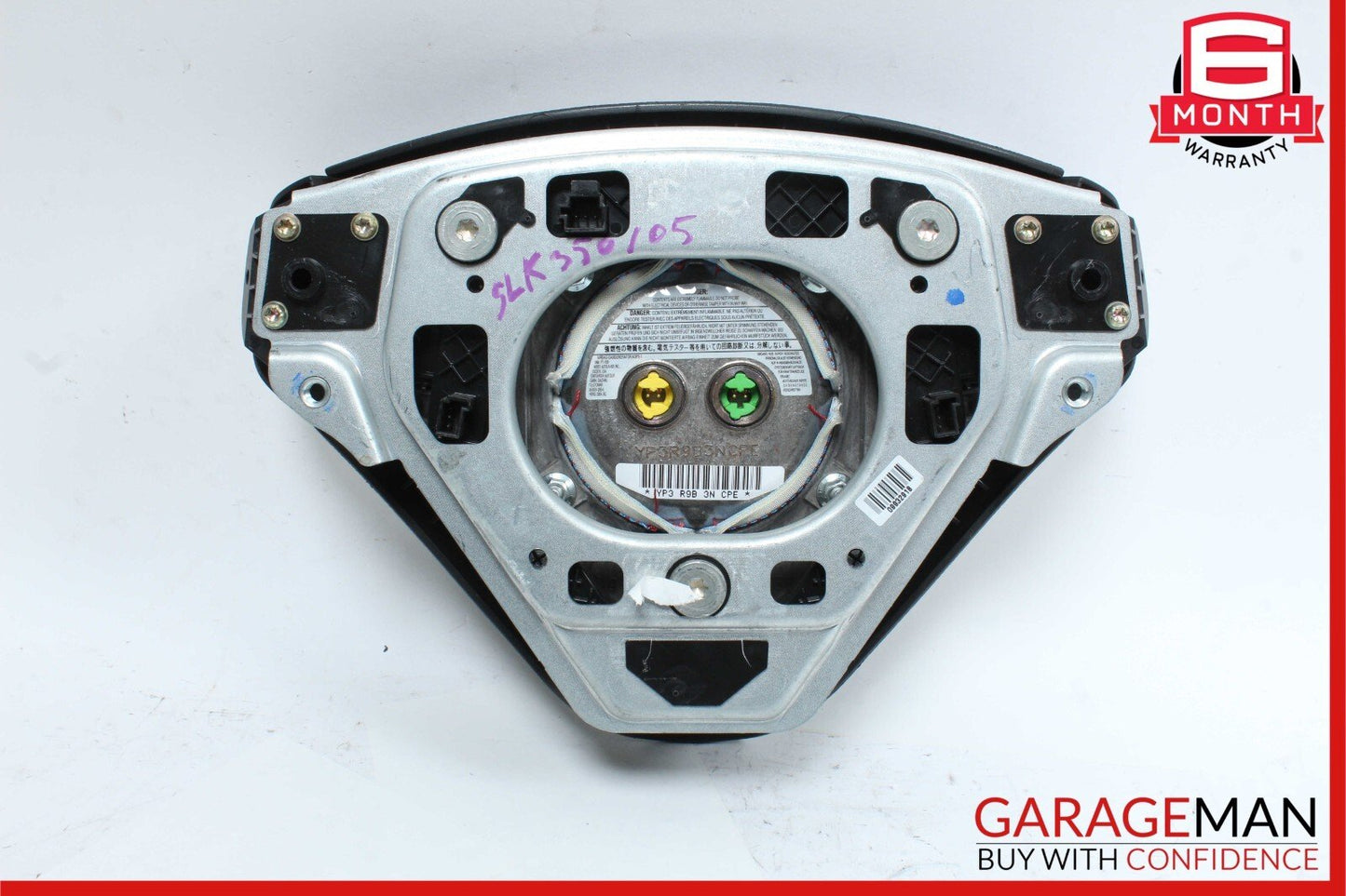 05-08 Mercedes R171 SLK350 C230 C350 Steering Wheel Air Bag Airbag Black