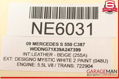 07-13 Mercedes W221 S550 E550 SL550 Engine Motor Starter 0061513701 OEM