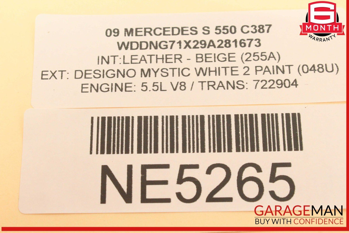07-14 Mercedes W221 S550 S400 Electronic Parking Button Switch 2215401445 OEM