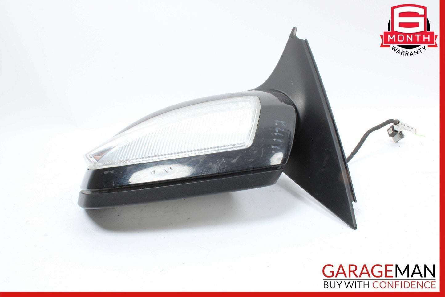 08-09 Mercedes W204 C300 C350 Front Left Side Mirror Rear View Door Black