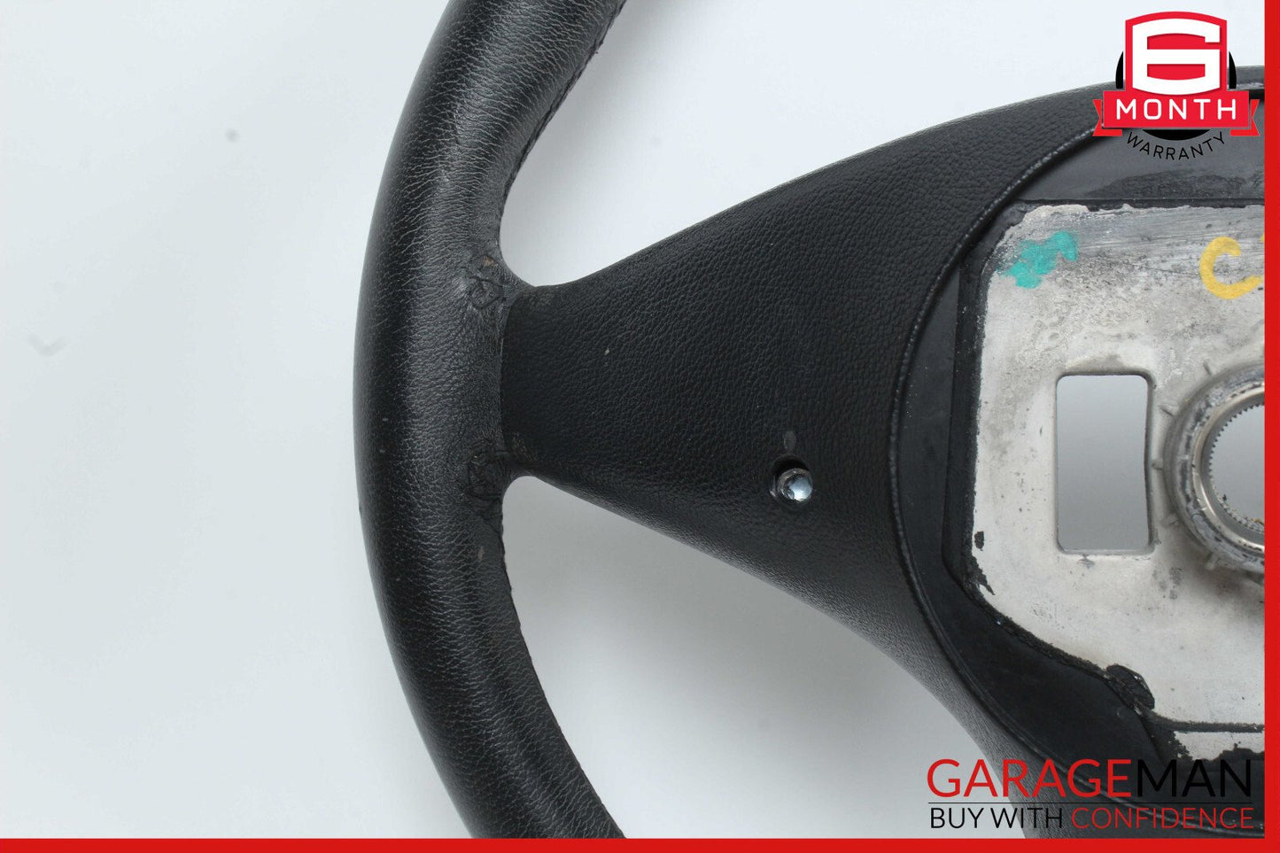 08-12 Mercedes W204 C250 C280 C300 3 Spoke Steering Wheel 2044601203 Black OEM