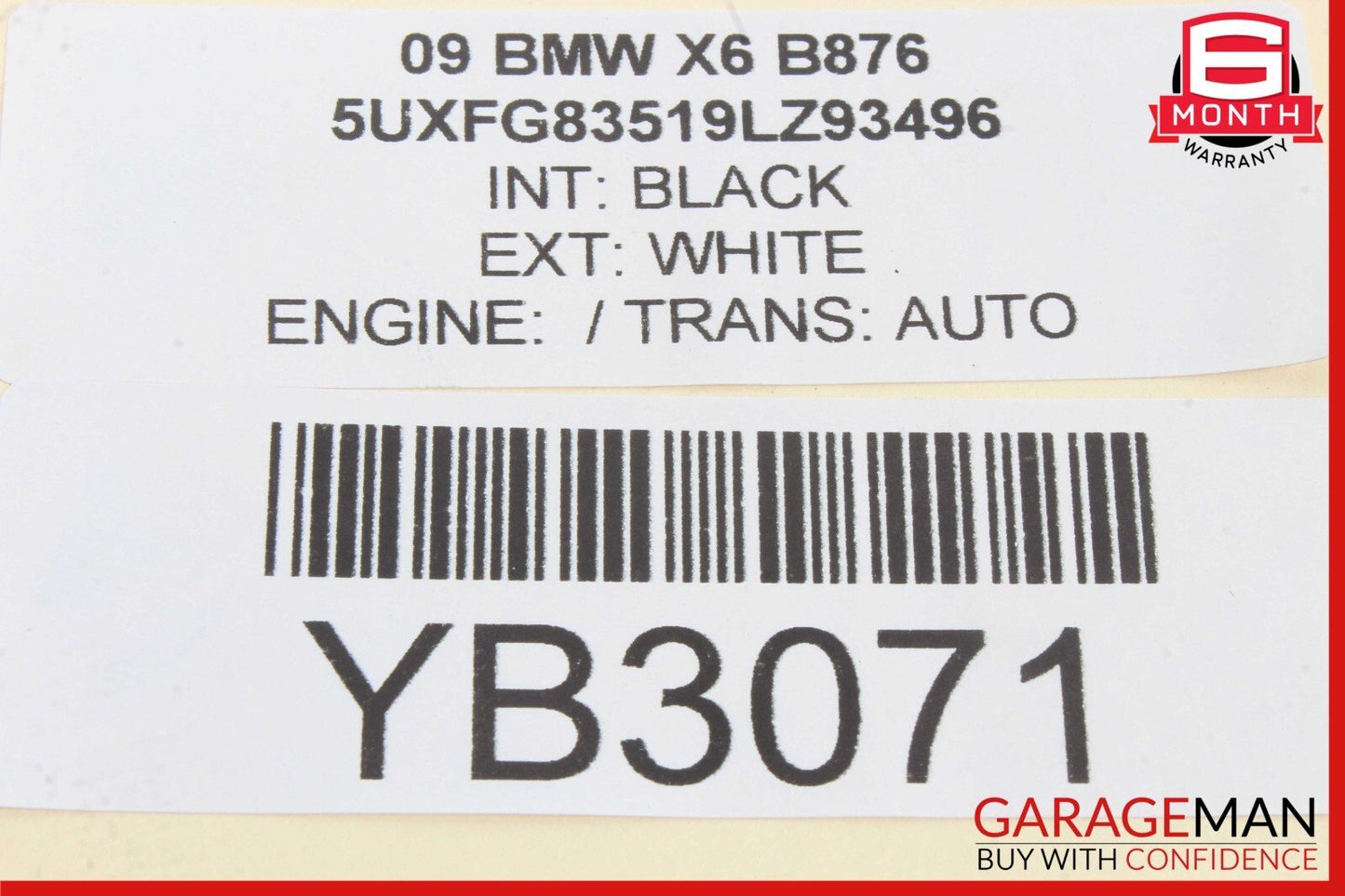 08-14 BMW X5 X6 Rear Right Side Door Latch Lock Actuator OEM