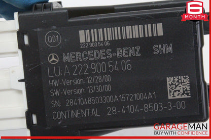 14-17 Mercedes W222 S550 Front or Rear Seat Control Module Unit 2229005406 OEM