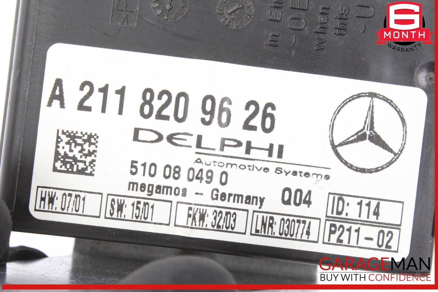 00-12 Mercedes W220 S55 AMG C230 CLK500 Anti Theft Alarm Module 2118209126