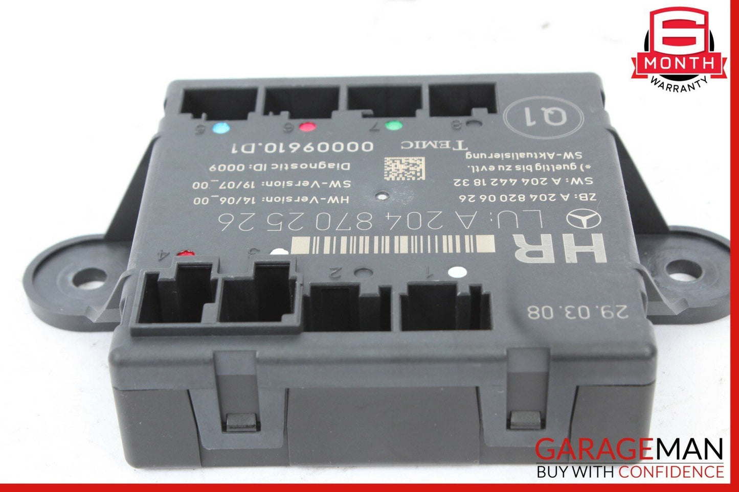 08-14 Mercedes W204 C300 C350 Rear Right Side Door Controller Module Unit OEM
