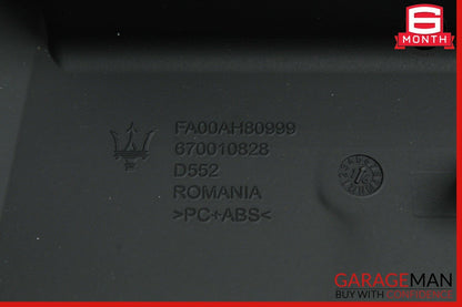 14-17 Maserati Ghibli Gauge Dash Speedometer Cover Trim Pad 670010828 OEM