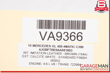 10-13 Mercedes X164 GL450 E350 Front Right Bumper Daytime Running Light Lamp OEM