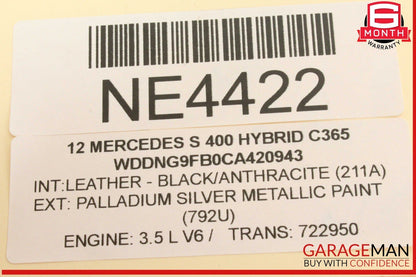 07-14 Mercedes W221 S400 Hybrid Air Suspension Supply Valve Block Control Module