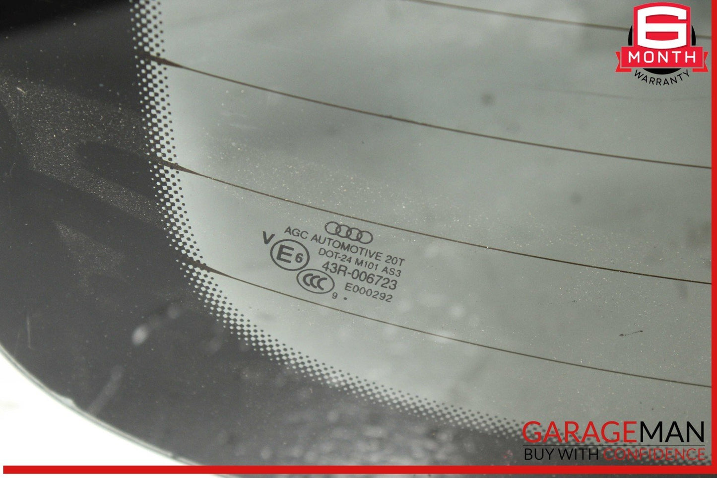 09-17 Audi Q5 SQ5 Rear Windshield Window Glass OEM