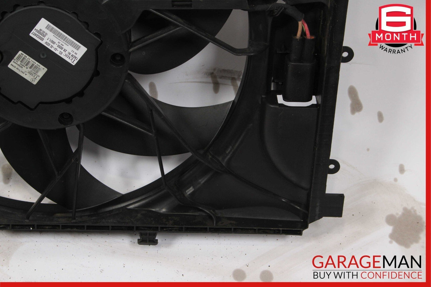 08-18 Mercedes E350 C300 Engine Radiator Cooling Fan Motor Shroud Assembly