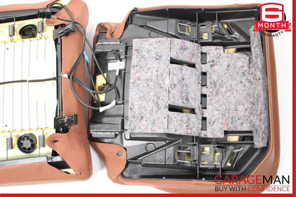 00-02 Mercedes W220 S600 Rear Left Side Lower Bottom Seat Cushion Assembly Brown