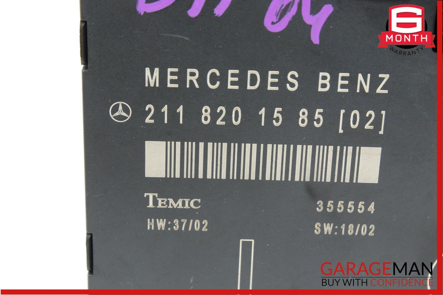 03-09 Mercedes W211 E55 AMG E350 E500 Front Left Driver Door Control Module OEM