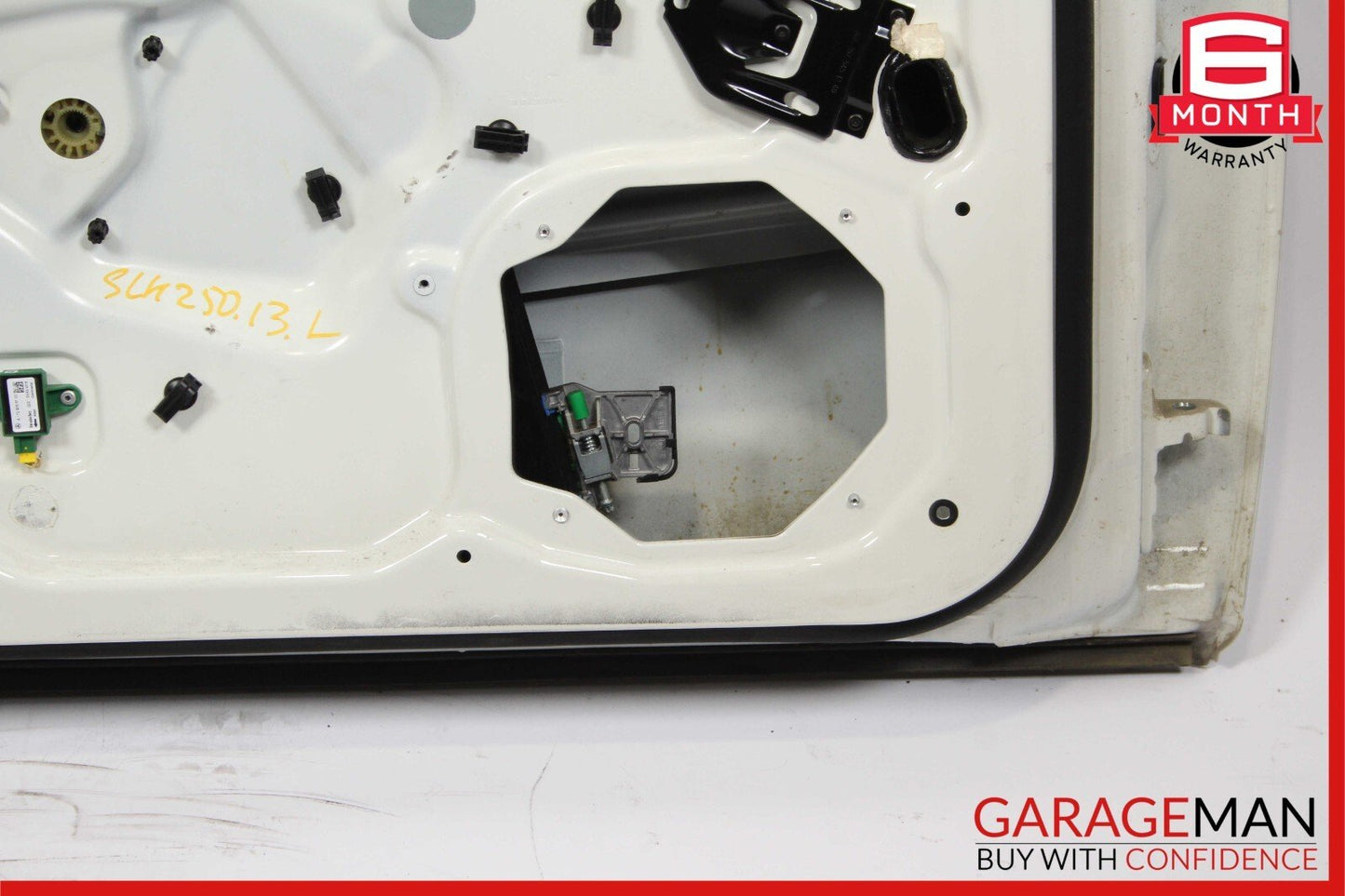 12-20 Mercedes R172 SLK250 Front Left Side Exterior Door Shell Calcite White