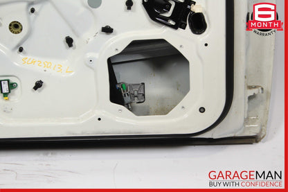 12-20 Mercedes R172 SLK250 Front Left Side Exterior Door Shell Calcite White