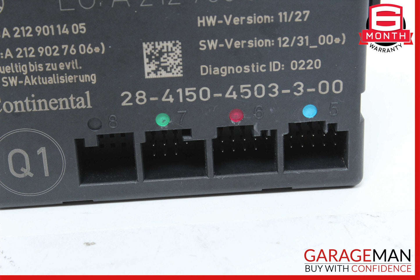 08-18 Mercedes W204 C250 CLS550 Front Left Side Door Control Module OEM