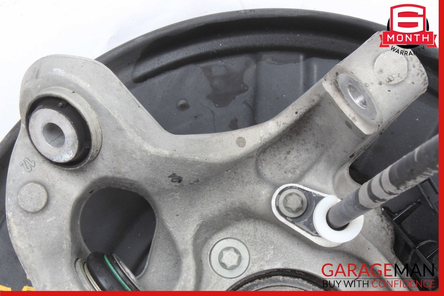 08-14 Mercedes W212 E350 Rear Right Side Spindle Knuckle Hub Bearing Brake Rotor