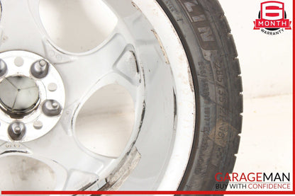 03-12 Mercedes R230 SL500 Rear Wheel Tire Rim 9.5Jx18H2 ET40 R18 2304011802 OEM
