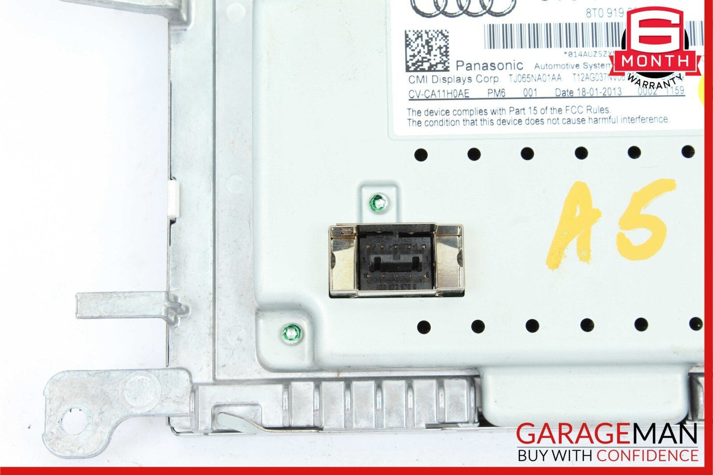 08-16 Audi A5 S5 Dash Info Information Display Screen Monitor OEM