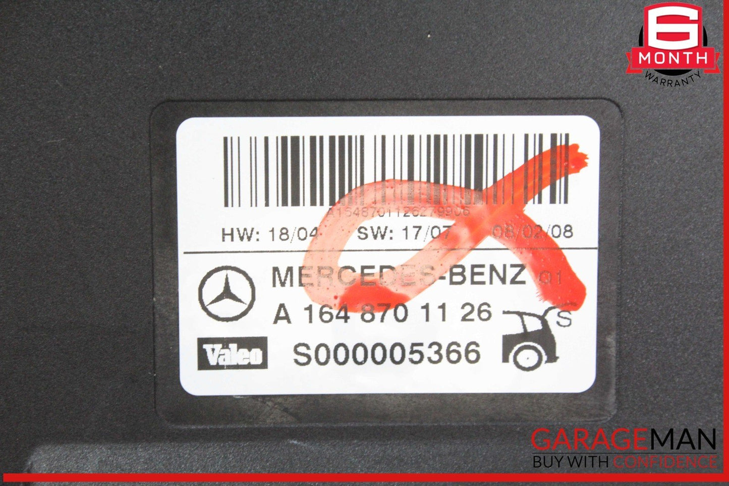 06-12 Mercedes X164 GL550 GL450 Trunk Liftgate Control Module Unit 1648701126