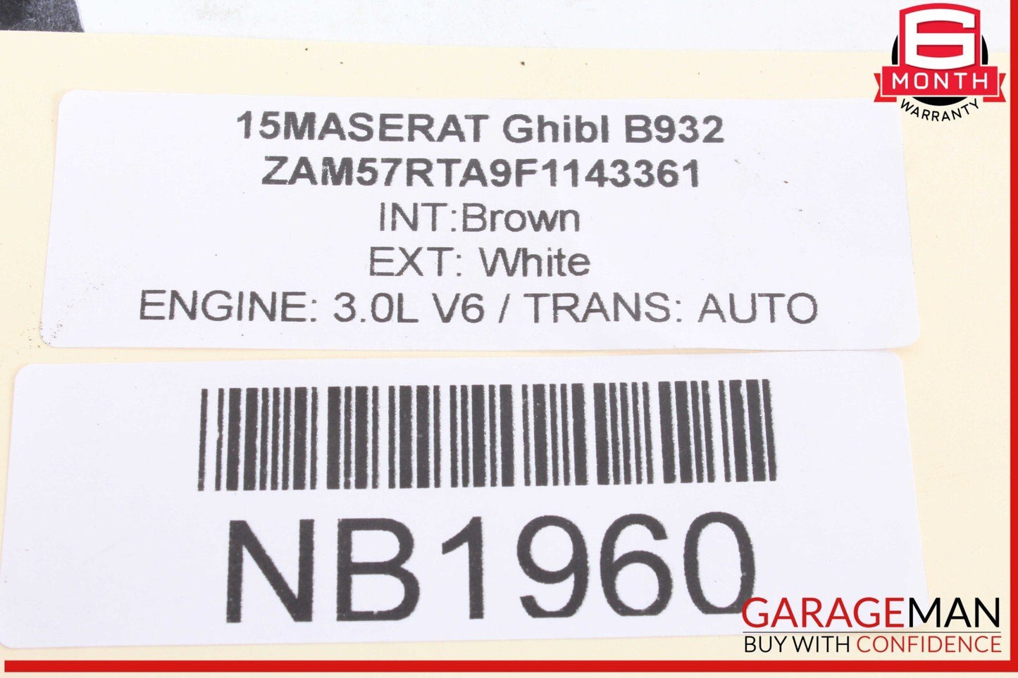 14-17 Maserati Ghibli Front Left Driver Side Door Lock Latch Actuator OEM