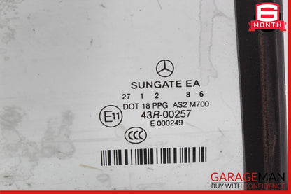 07-13 Mercedes W221 S550 S350 Rear Right Side Door Quarter Window Auto Glass OEM