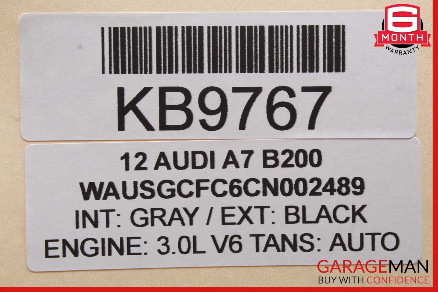 12-18 Audi A7 Head Light Headlight Switch Control Controller Module Unit OEM
