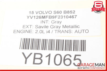 11-18 Volvo S60 V60 Rear Left Driver Side Door Power Window Regulator Motor OEM
