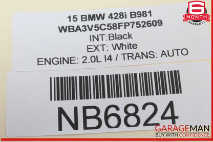 07-20 BMW 428i 328i M3 Convertible Left Side Hydraulic Cylinder Rear Module OEM