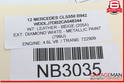 10-18 Mercedes W218 CLS550 Rear SAM Module Relay Fuse Box OEM