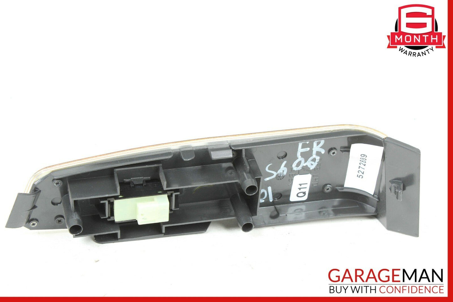 00-02 Mercedes W220 S430 S600 Front Right Passenger Window Switch Panel Wood OEM