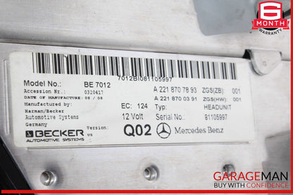 07-09 Mercedes W221 S550 S65 AMG Head Unit Navigation Command CD Player OEM