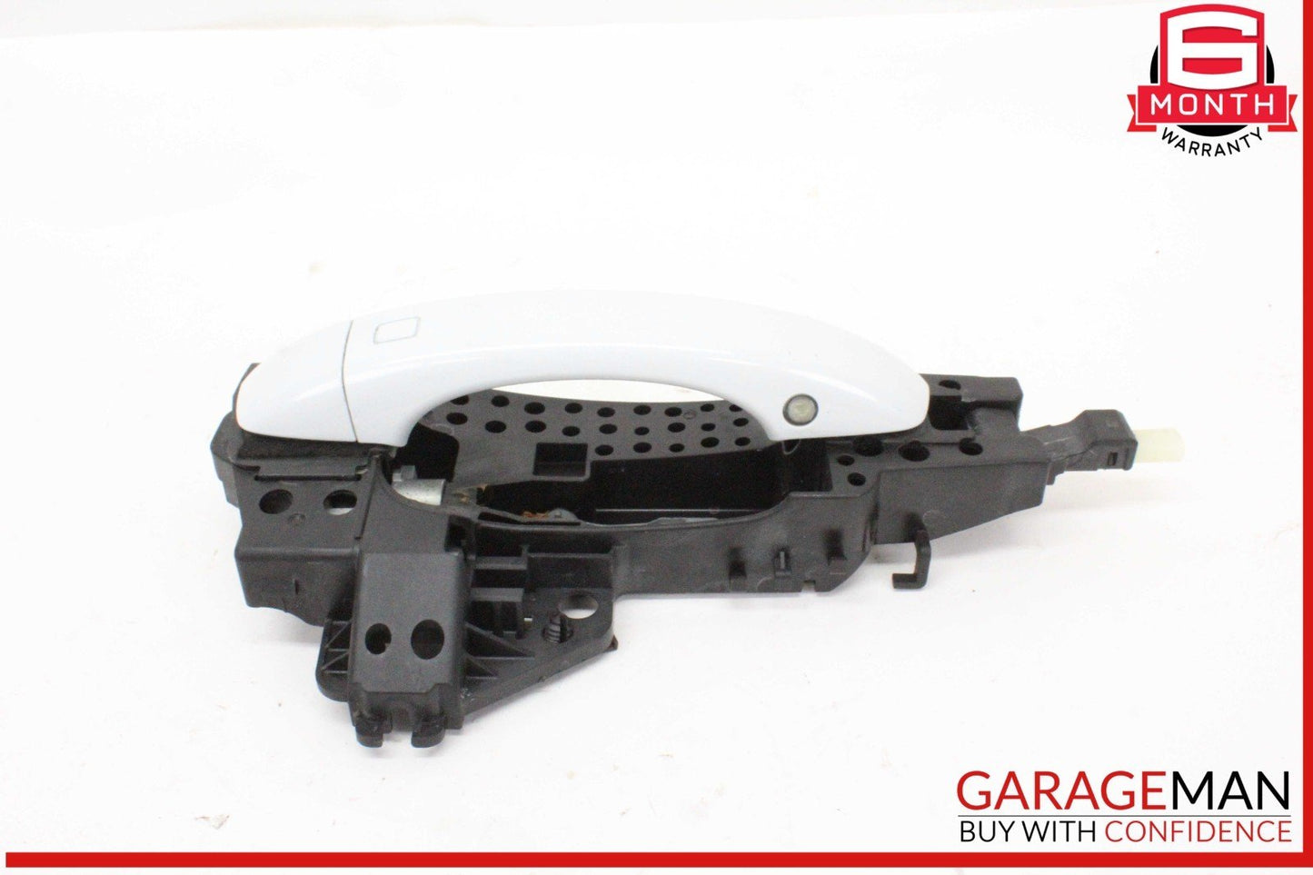 17-24 Audi Q7 Right Passenger Side Exterior Door Handle White 4M0837886A OEM