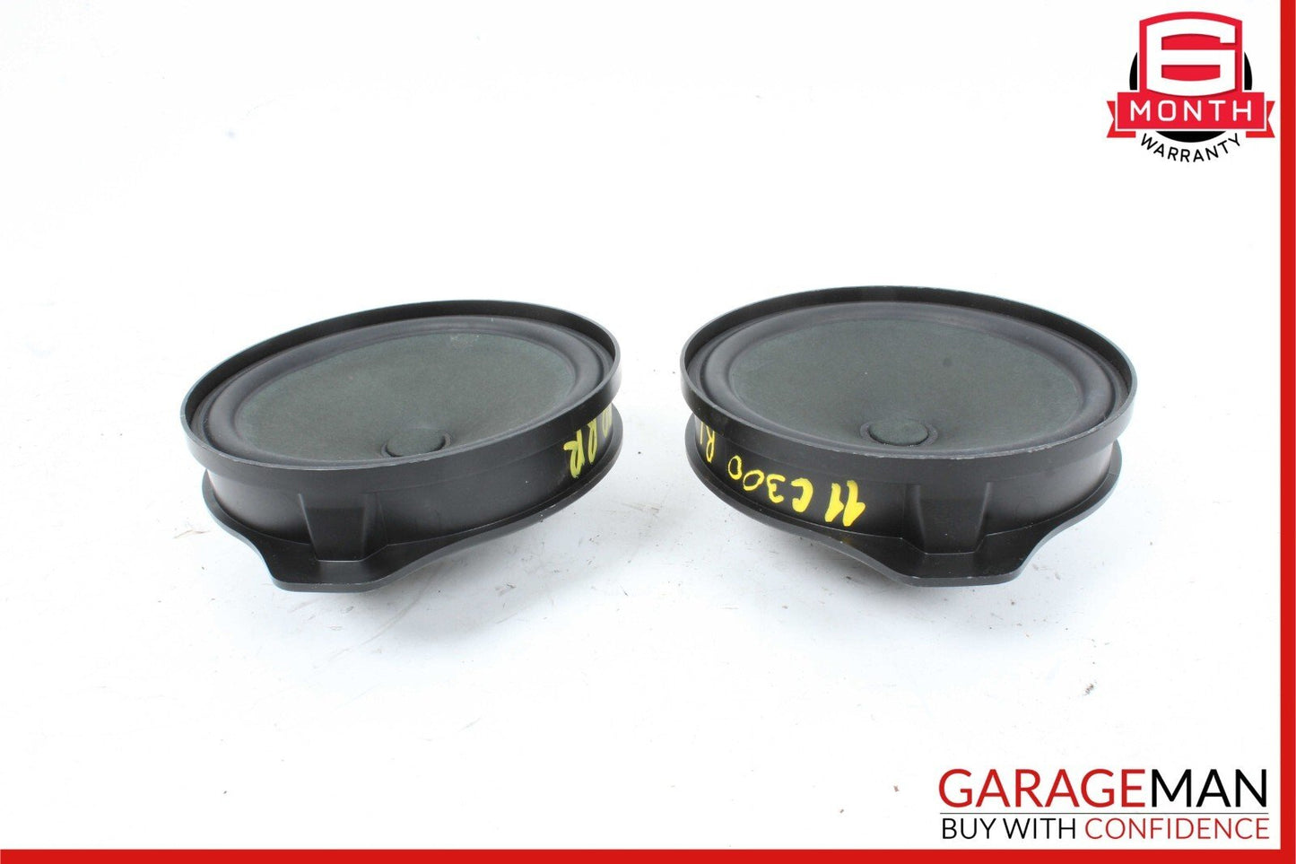 08-15 Mercedes W204 C300 4MATIC Rear Door Audio Speaker Set of 2 Pc OEM
