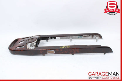 07-09 Mercedes W221 S550 S450 Center Console Armrest Trim Bezel Panel Wood OEM