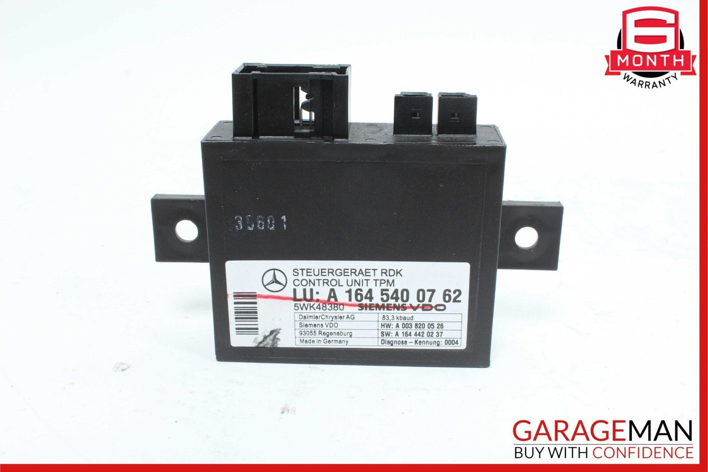 06-13 Mercedes W251 R350 CLS550 E350 TPMS Tire Pressure Control Module Unit OEM