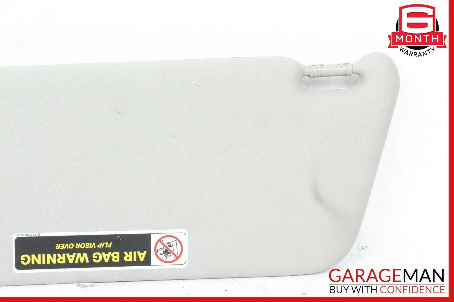 01-07 Mercedes W203 C230 C55 AMG Front Right Side Sunvisor Sun Visor Shade
