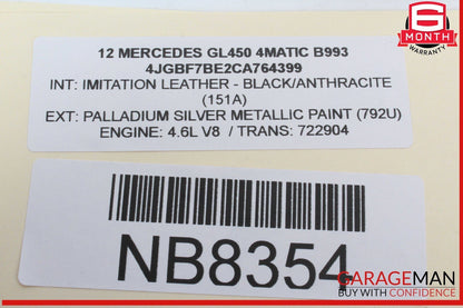 10-18 Mercedes W218 CLS550 Front Right Seat Control Module 1729007600 OEM
