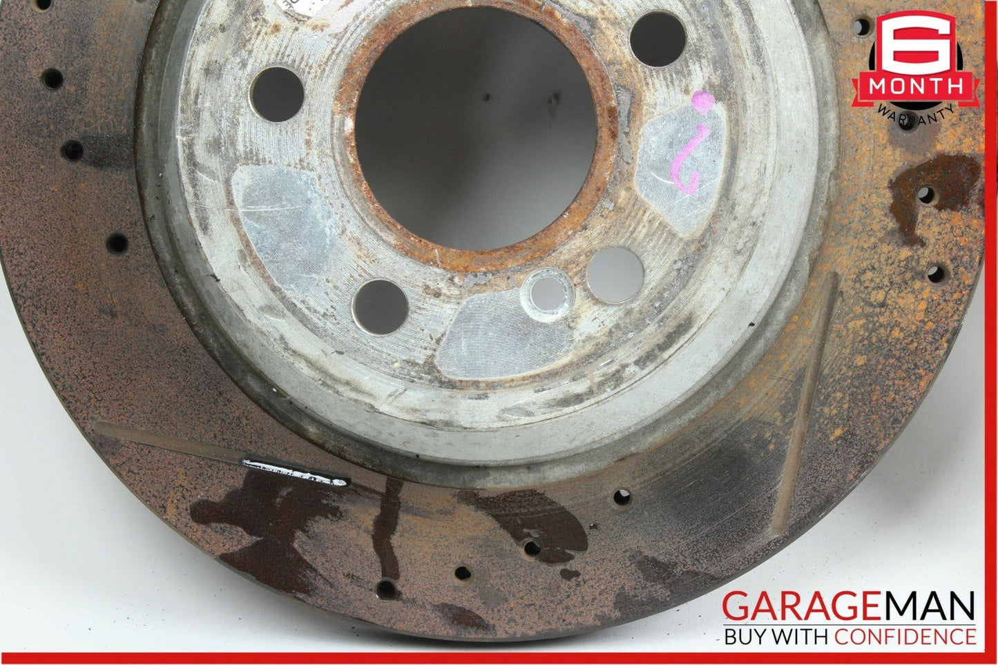 06-11 Mercedes W219 CLS500 Rear Right & Left Brake Rotor Disc Set Drilled OEM