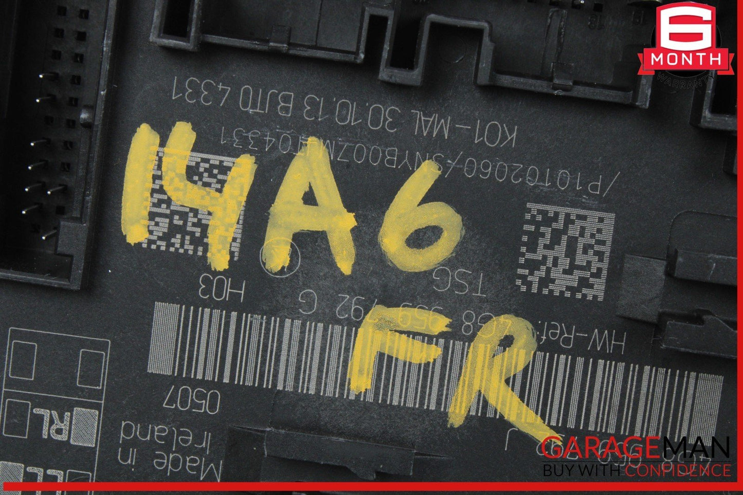 12-18 Audi A6 S6 A7 Front Right Side Door Control Module Unit 4G8959792J OEM