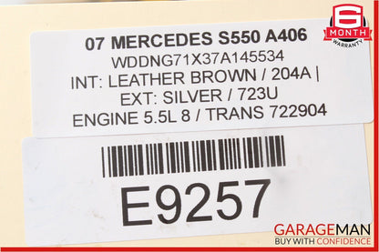 07-13 Mercedes W221 S550 S600 Front Right Passenger Door Lock Latch Actuator OEM